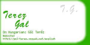 terez gal business card